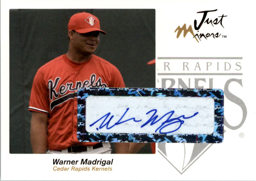 2005 Just Autographs Signatures #43 Warner Madrigal/275 *