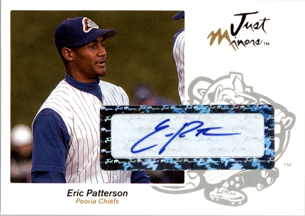 2005 Just Autographs Signatures #49 Eric Patterson/625 *