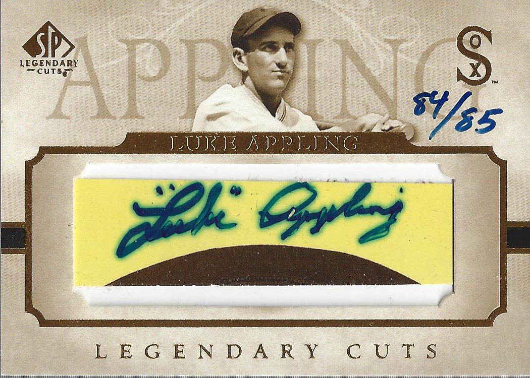 2005 SP Legendary Cuts Autograph Cuts #LA Luke Appling/85