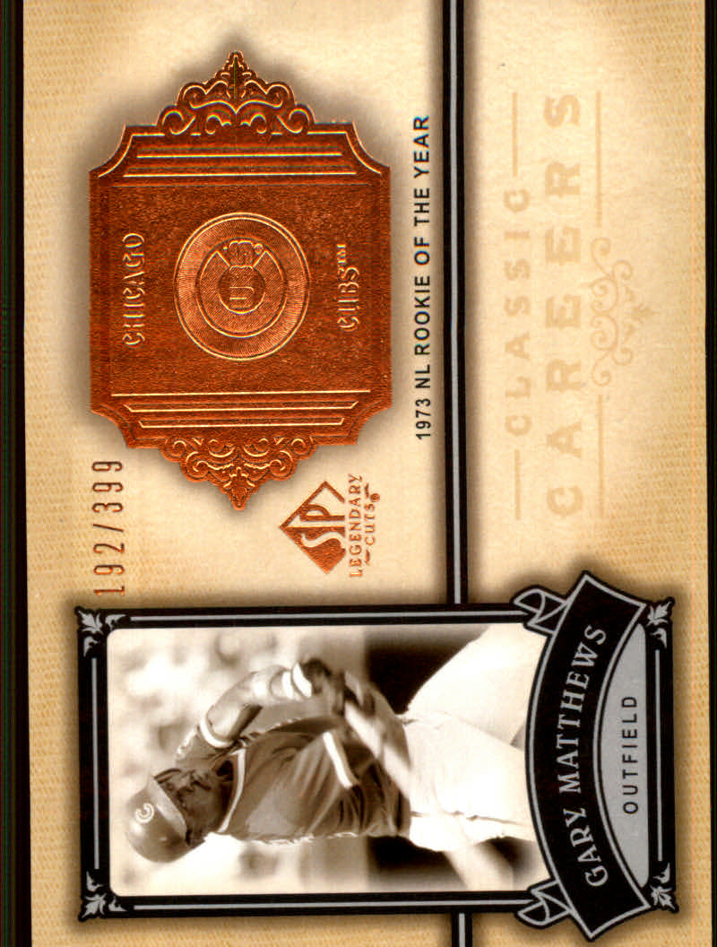 2005 Upper Deck SP Legendary Cuts Baseball 
