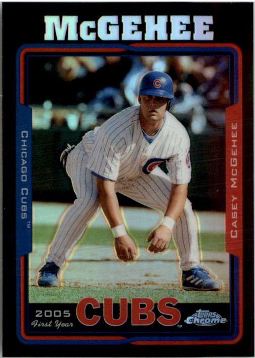 2005 Topps Chrome Update Black Refractors #112 Casey McGehee FY