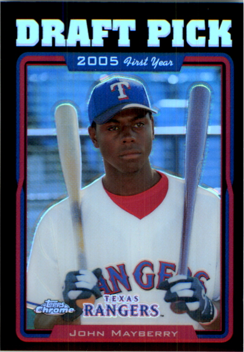 2005 Topps Chrome Update Black Refractors #199 John Mayberry Jr. FY