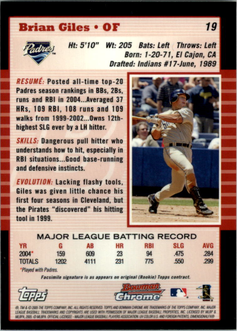 2005 Bowman Chrome Baseball Card Pick (Base) 1-102 - Picture 35 of 178