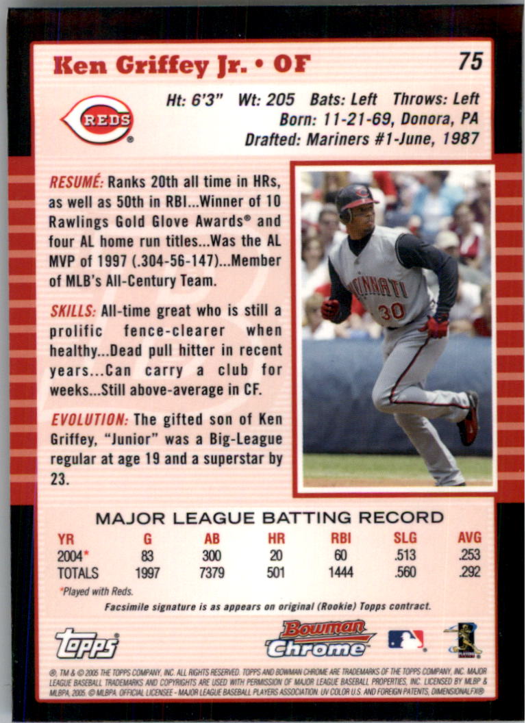 2005 Bowman Chrome Baseball Card Pick (Base) 1-102 - Picture 131 of 178