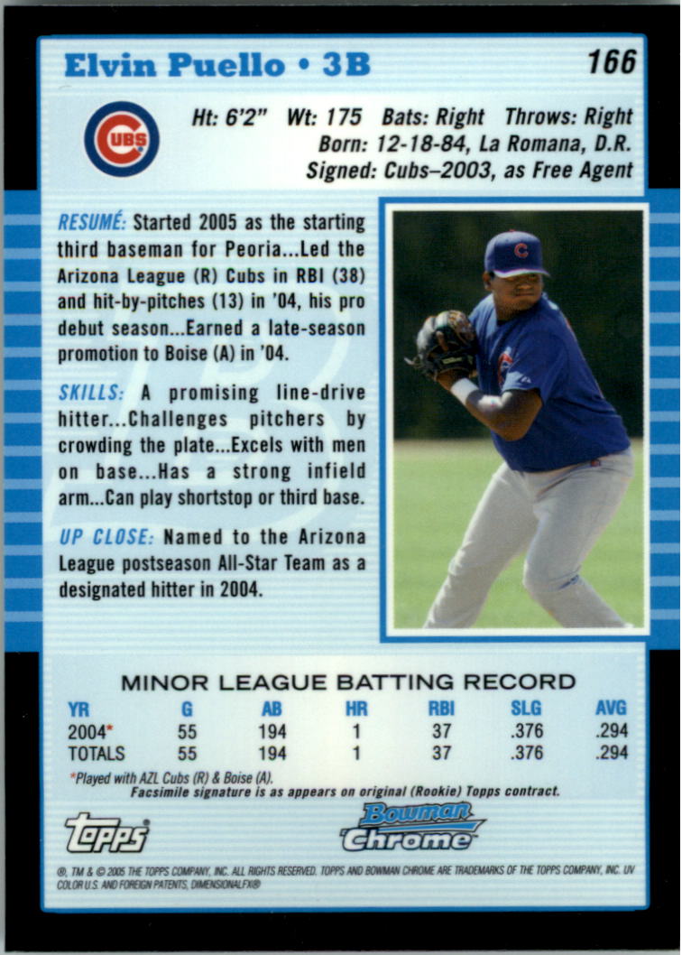 2005 Bowman Chrome Baseball Card Pick (Base) 103-330 - Picture 115 of 418