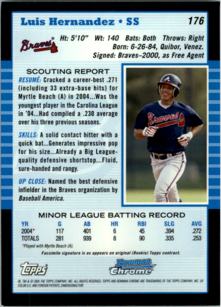 2005 Bowman Chrome Baseball Card Pick (Base) 103-330 - Picture 132 of 418