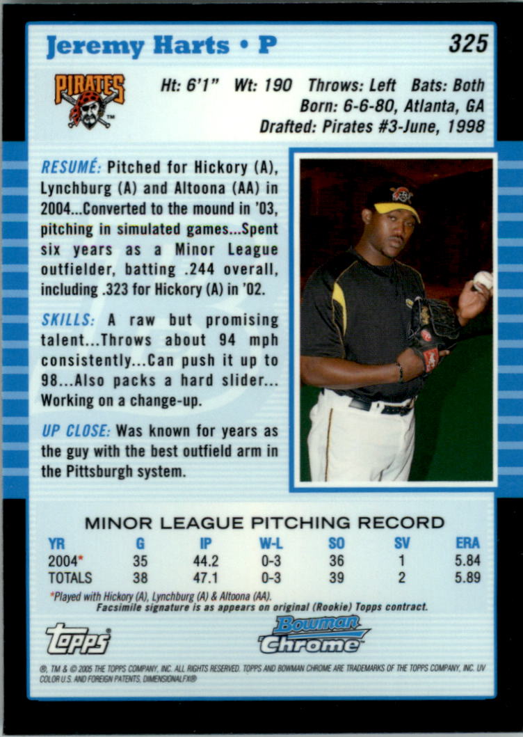 2005 Bowman Chrome Baseball Card Pick (Base) 103-330 - Picture 409 of 418