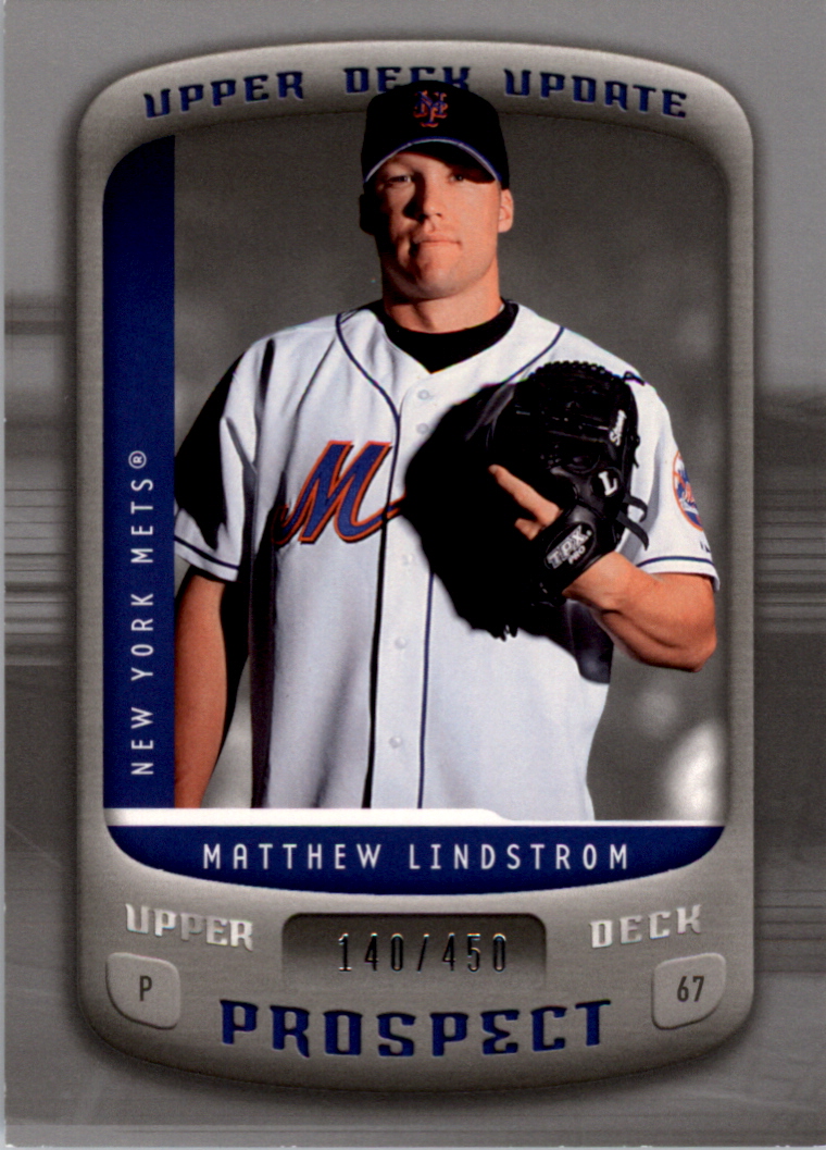 2005 Upper Deck Update Silver #144 Matthew Lindstrom PR