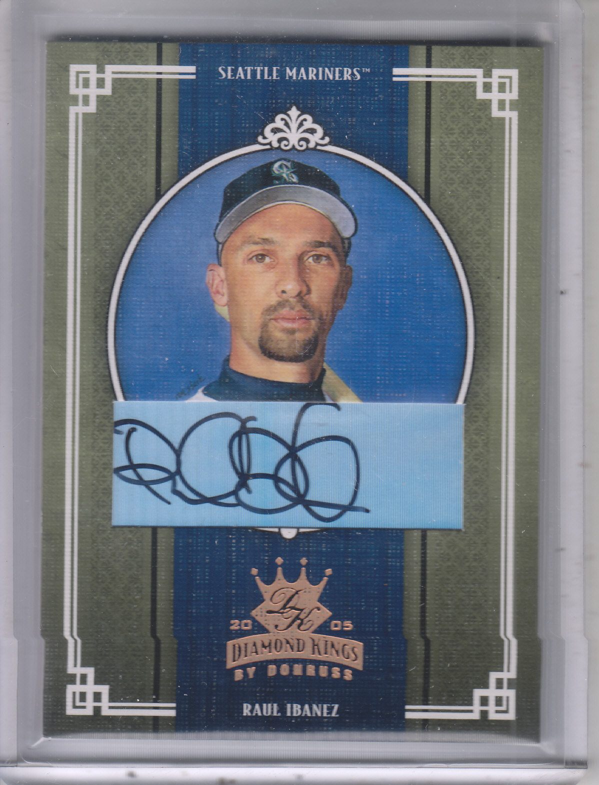 2005 Diamond Kings Signature Bronze #203 Raul Ibanez/100