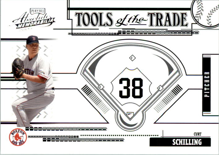 2005 Absolute Memorabilia Tools of the Trade Black #38 Curt Schilling Sox