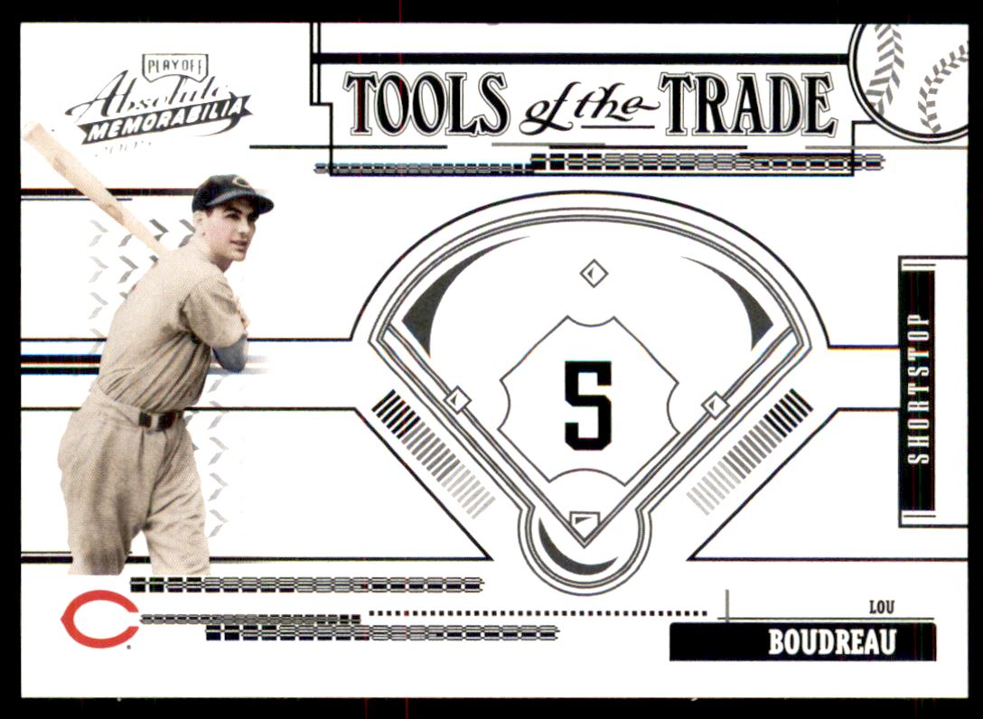 2005 Absolute Memorabilia Tools of the Trade Black #147 Lou Boudreau