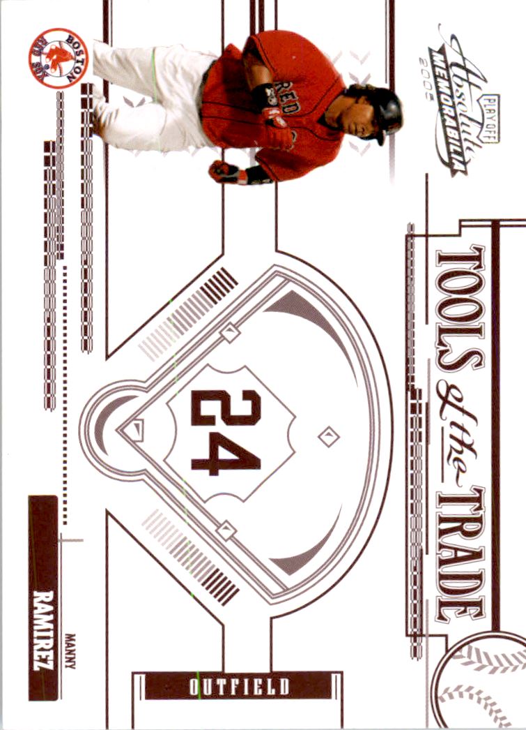 2005 Absolute Memorabilia Tools of the Trade Red #81 Manny Ramirez