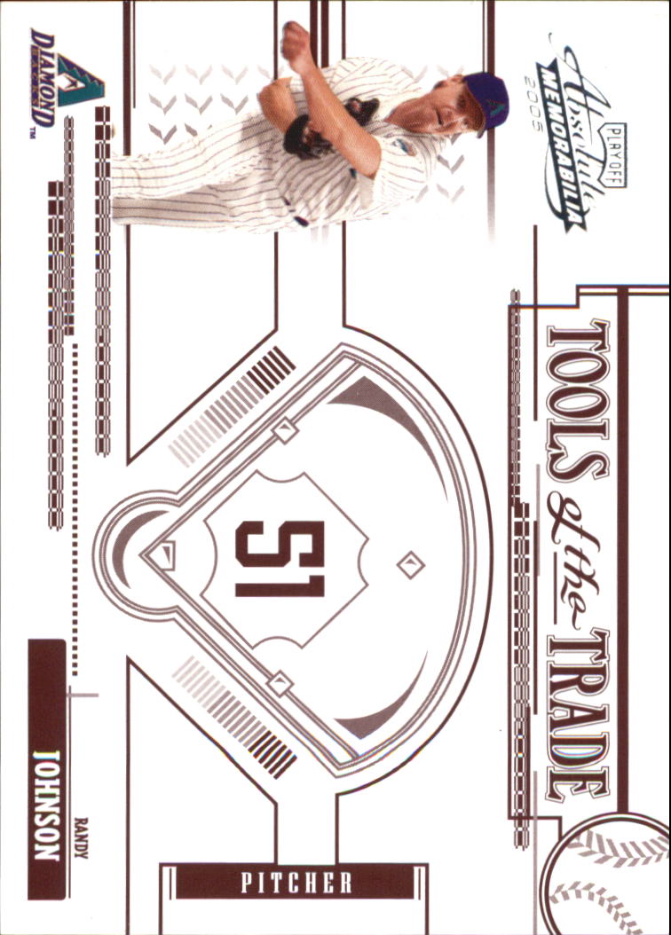 2005 Absolute Memorabilia Tools of the Trade Red #165 Randy Johnson D'backs