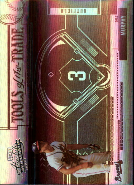 2005 Absolute Memorabilia Tools of the Trade Reverse Spectrum Red #3 Dale Murphy