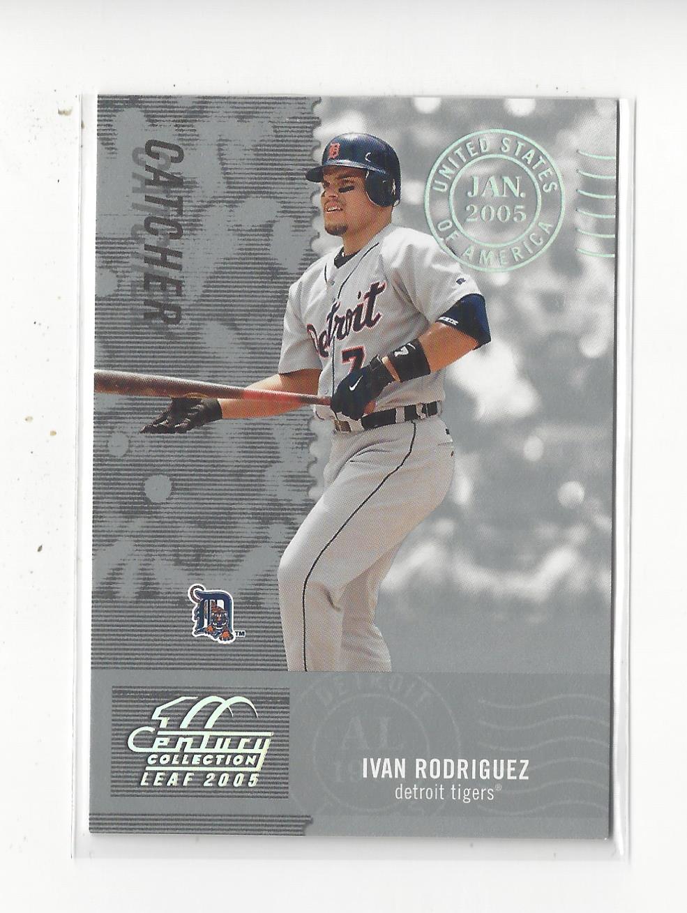 2005 Leaf Century Post Marks Silver #7 Ivan Rodriguez