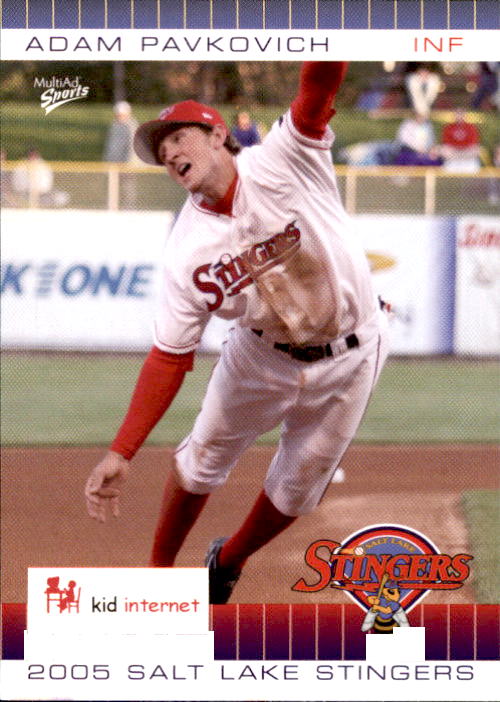 2005 Salt Lake Stingers Multi-Ad #20 Adam Pavkovich - NM