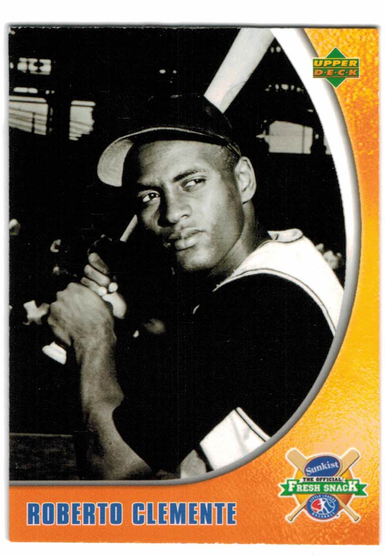 Roberto Clemente baseball card (Pittsburgh Pirates, Hall of Famer) 2004  Upper Deck Sweet Sport Classic #68