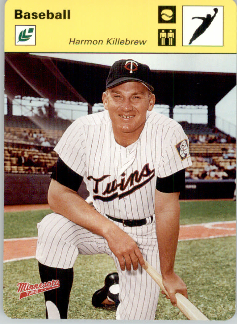 2005 Leaf Sportscasters 30 Yellow Leaping-Ball #18 Harmon Killebrew