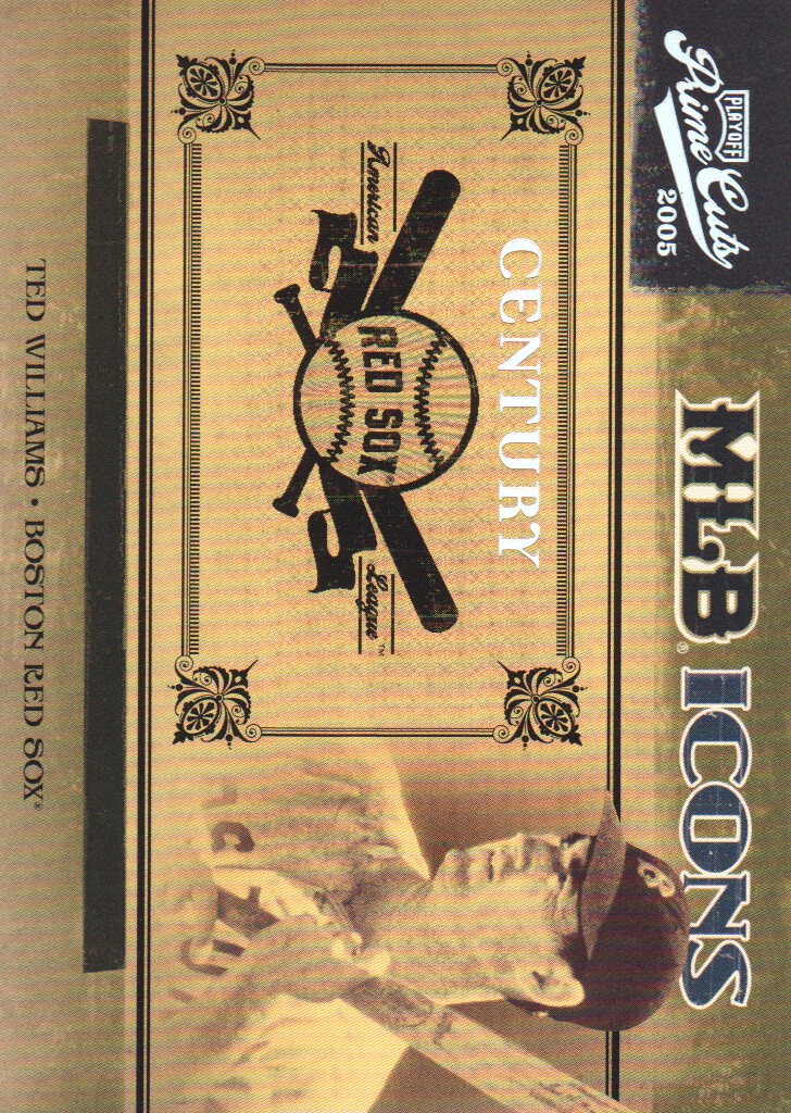 2005 Prime Cuts MLB Icons Century Silver #MLB40 Ted Williams