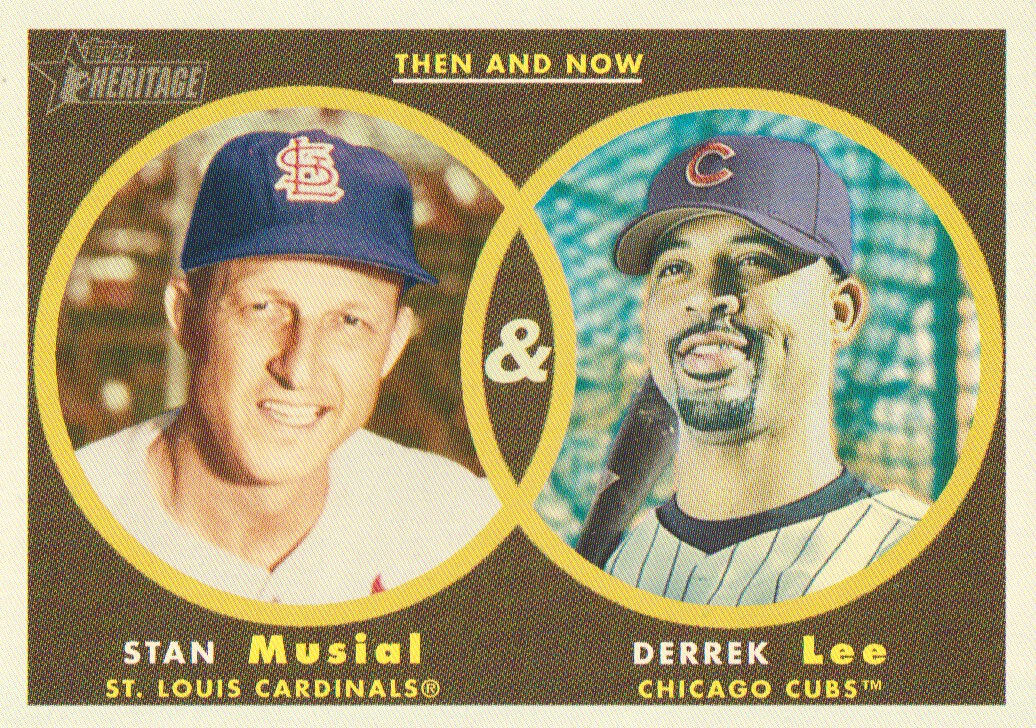 2006 Topps Heritage Then and Now #TN6 S.Musial/D.Lee