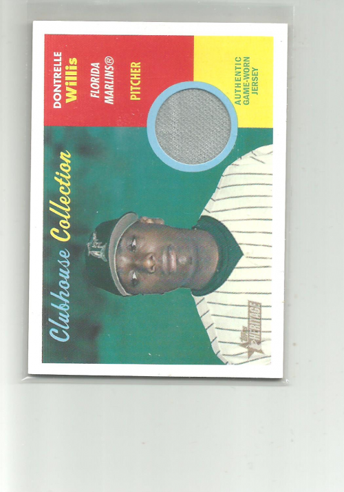 2006 Topps Heritage Clubhouse Collection Relics #DWI Dontrelle Willis Jsy J