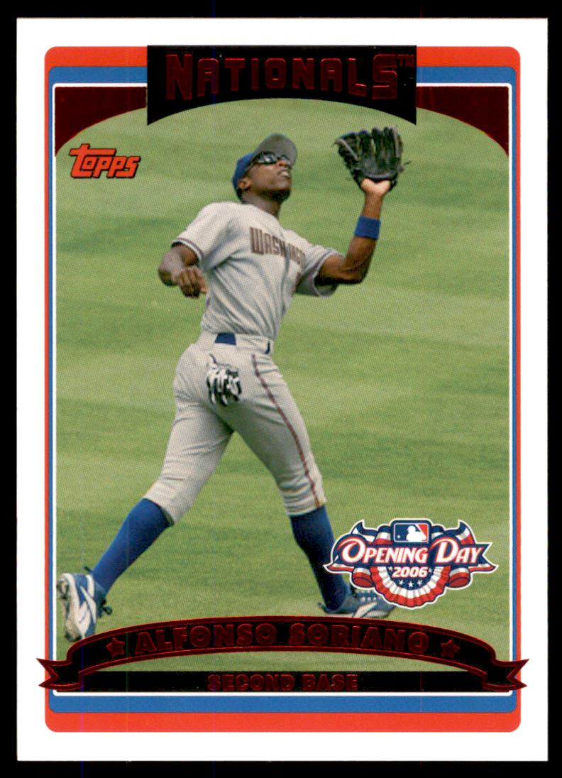 2006 Topps Opening Day Red Foil #119 Alfonso Soriano