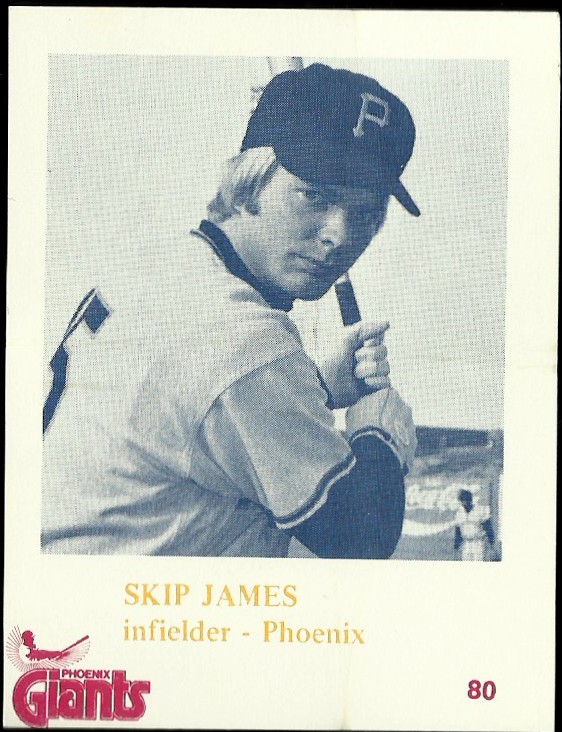 1974 Phoenix Giants Caruso #80 Skip James