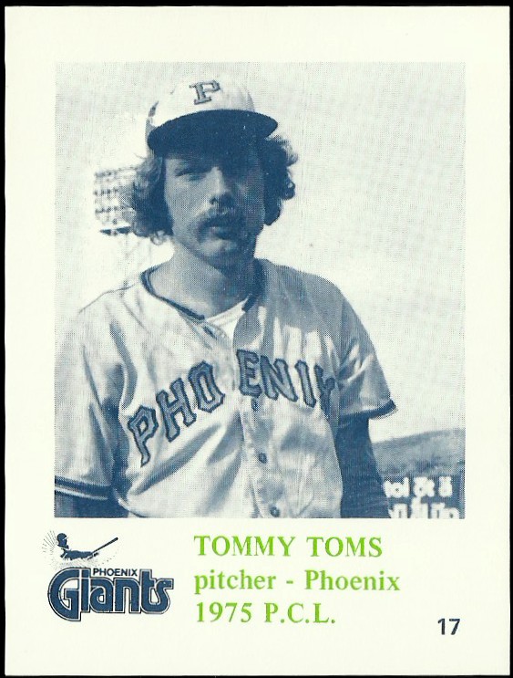 1975 Phoenix Giants Caruso #17 Tommy Toms