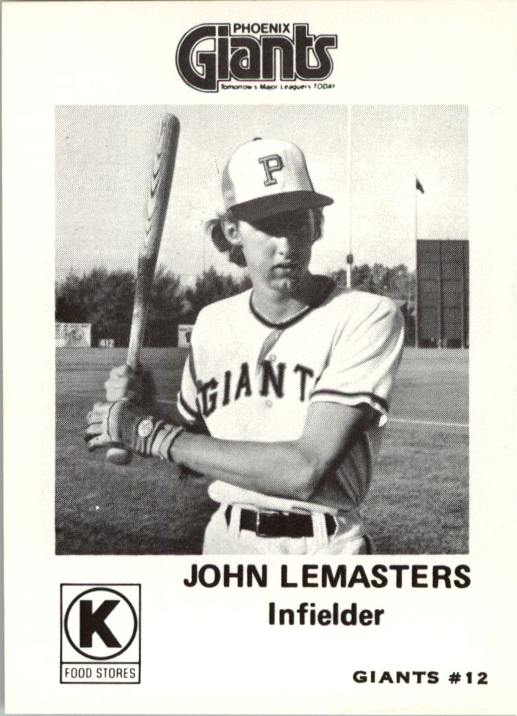 1975 Phoenix Giants Circle K #12 John LeMaster