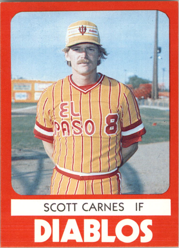 1980 El Paso Diablos TCMA #3 Scott Carnes