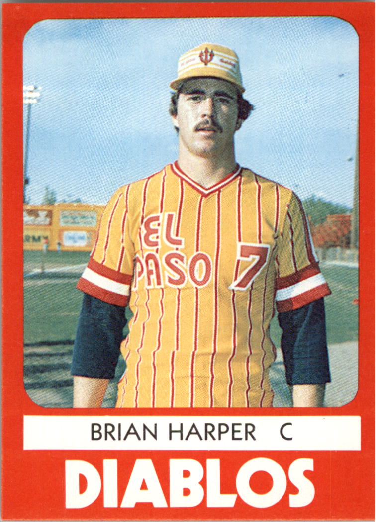 1980 El Paso Diablos TCMA #9 Brian Harper
