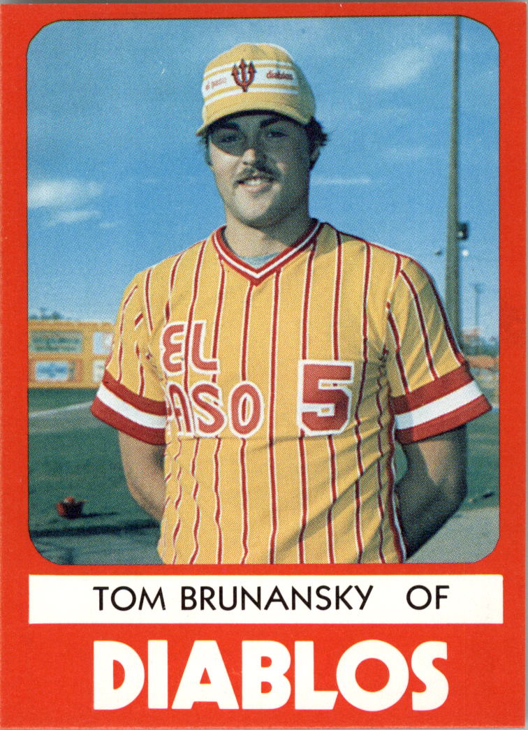 1980 El Paso Diablos TCMA #17 Tom Brunansky - NM-MT