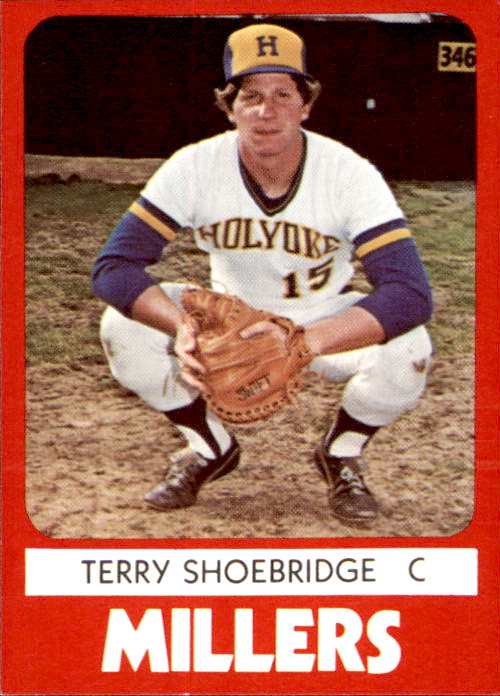 1980 Holyoke Millers TCMA 9 Terry Shoebridge Lyndhurst New Jersey