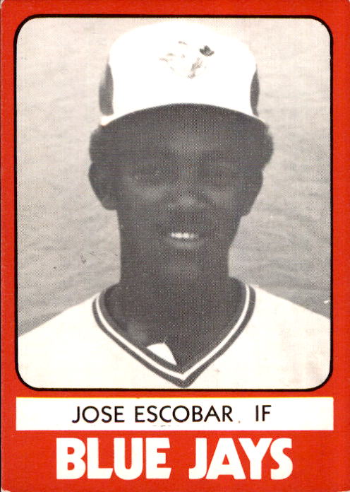 1980 Utica Blue Jays TCMA #15 Jose Escobar