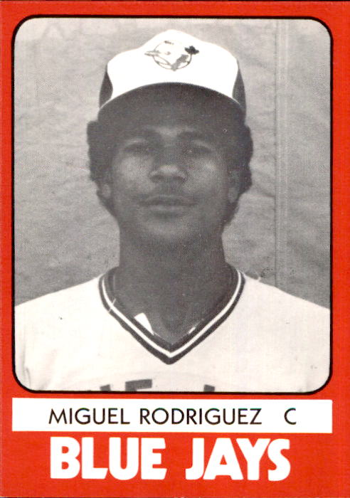 1980 Utica Blue Jays TCMA #32 Miguel Rodriguez