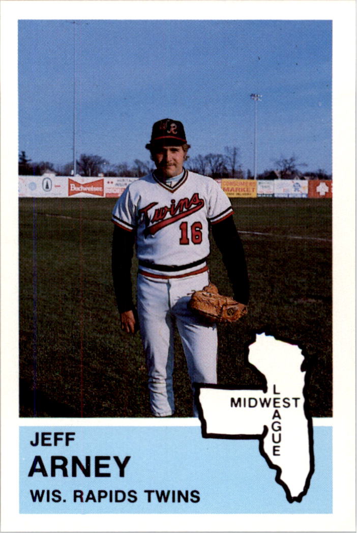 1982 Wisconsin Rapids Twins Fritsch 25 Jeff Arney NMMT