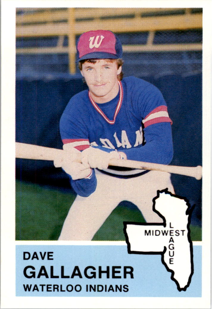 1982 Waterloo Indians Fritsch #11 Dave Gallagher - NM-MT