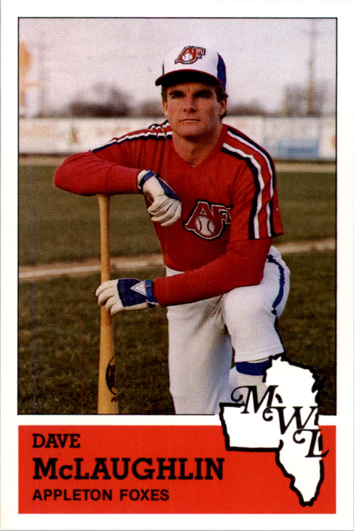 1983 Appleton Foxes Fritsch #3 Dave McLaughlin - NM-MT