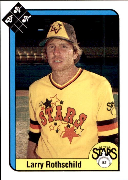 1983 Las Vegas Stars Baseball Hobby News #18 Larry Rothschild - NM