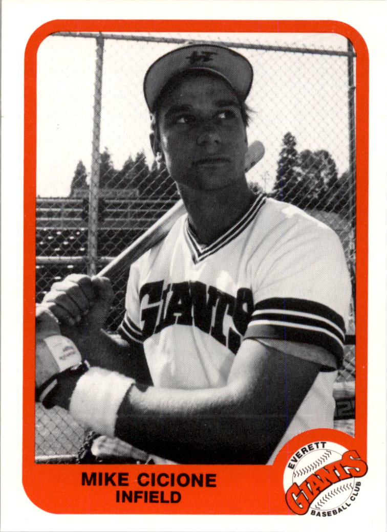 1984 Everett Giants Cramer #3 Mike Cicione - NM-MT