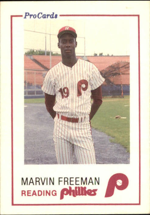1985 Reading Phillies ProCards #3 Marvin Freeman