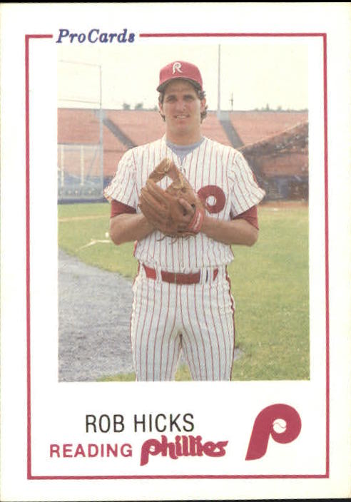 1985 Reading Phillies ProCards #16 Rob Hicks