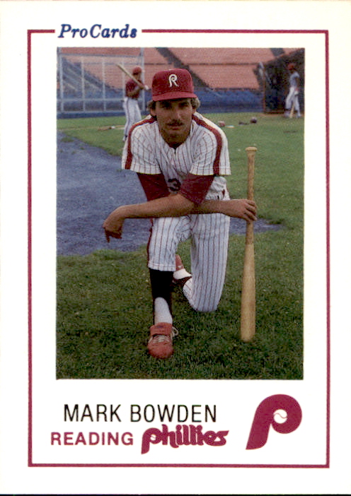 1985 Reading Phillies ProCards #19 Mark Bowden