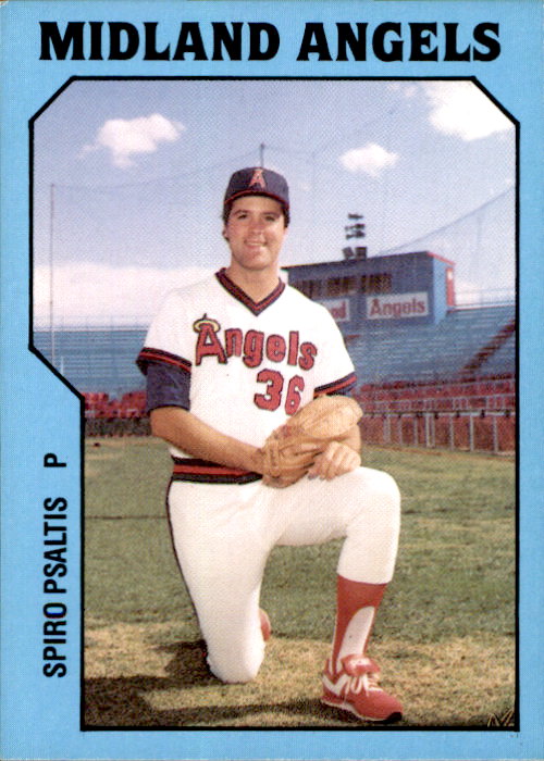 1985 Midland Angels TCMA 16 Spiro Psaltis Glendale California CA