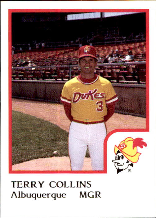 1986 Albuquerque Dukes ProCards #3 Terry Collins MG