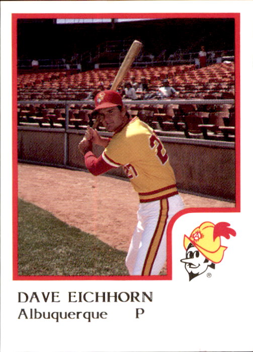 1986 Albuquerque Dukes ProCards #6 Dave Eichhorn