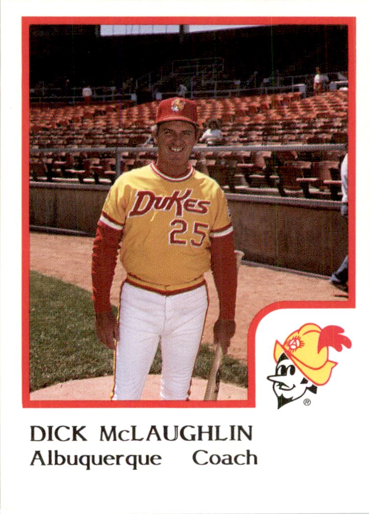 1986 Albuquerque Dukes ProCards #15 Dick McLaughlin CO