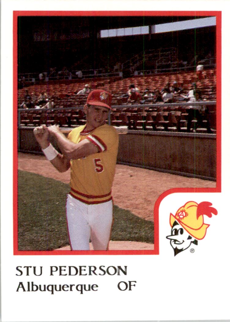 1986 Albuquerque Dukes ProCards #19 Stu Pederson
