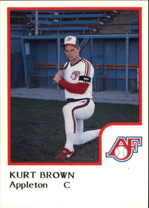 1986 Appleton Foxes ProCards #4 Kurt Brown
