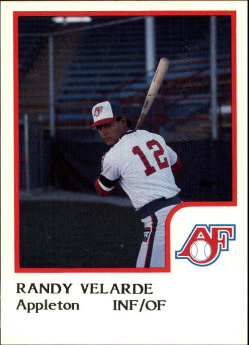 1986 Appleton Foxes ProCards #26 Randy Velarde